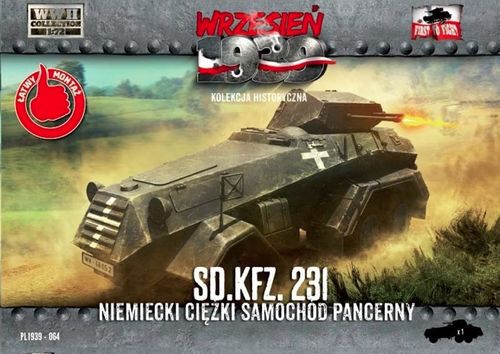 First to Fight 1/72 Maket Sd.Kfz 231 - German Heavy Armoured truck