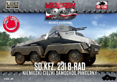 First to Fight 1/72 Maket Sd.Kfz 231 8-RAD - German Heavy Armoured car