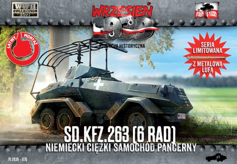 First to Fight 1/72 Maket Sd.Kfz. 263 6 Rad