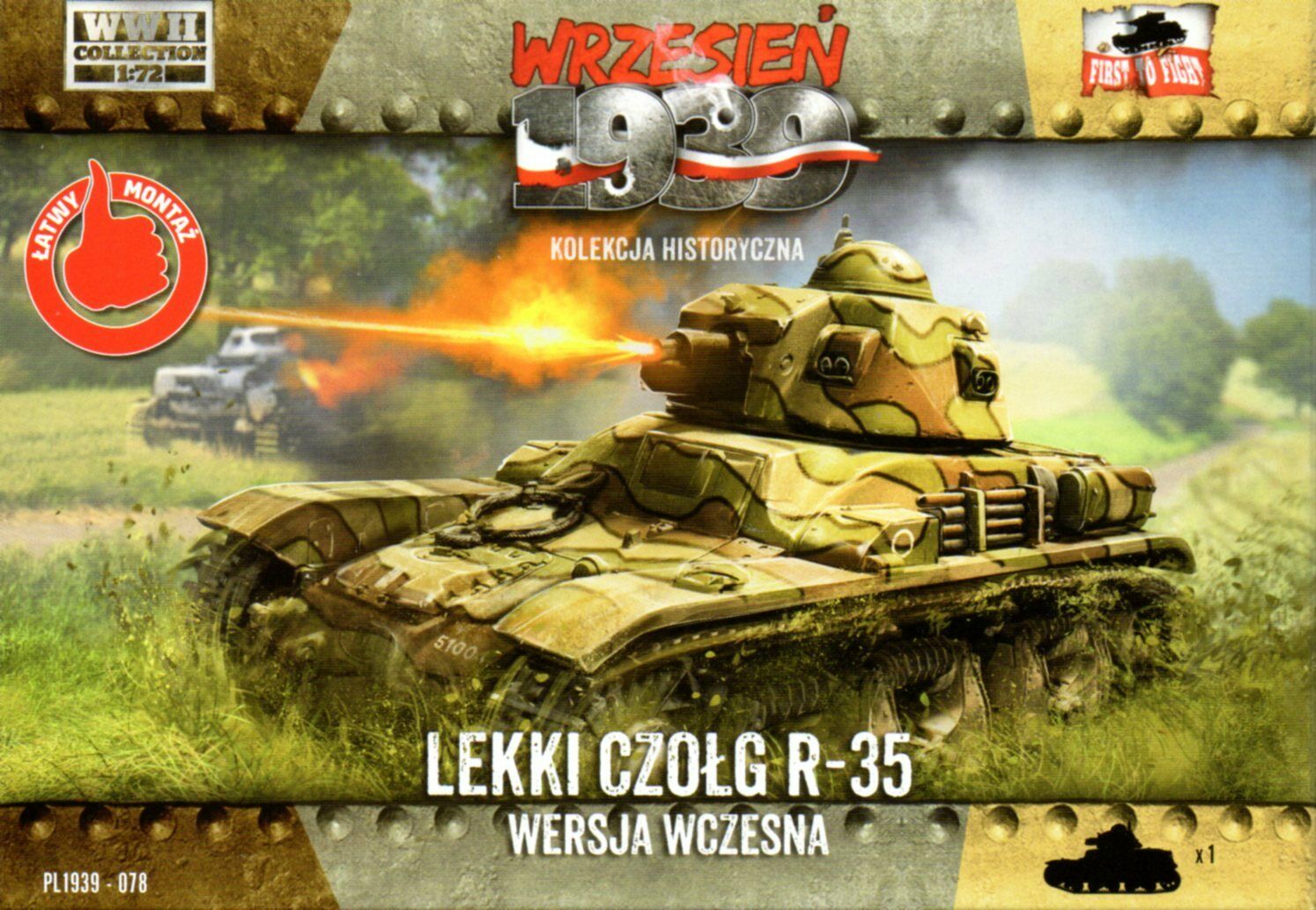 First to Fight 1/72 Maket R35