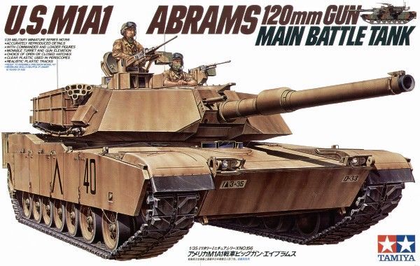 TAMIYA 1/35 Maket U.S. M1A1 Abrams