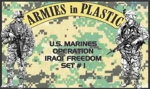 Armies in Plastic1/32 Figür Modern Forces - U.S. Marines - Operation Iraqi Freedom - Set #1