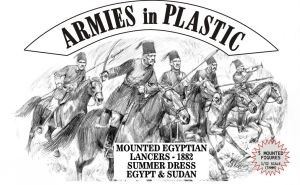 Armies in Plastic 1/32 Figür Mounted Egyptian Lancers, Sudanese Lancers - 1882 - 1898 - Summer Dress