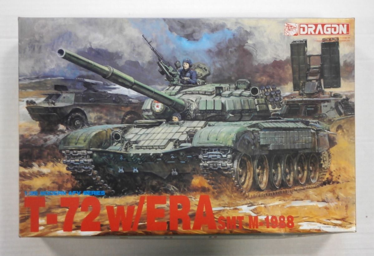 DRAGON 1/35 Maket T-72 w/ERA SMT M-1988