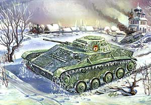 ZVEZDA 1/35 Maket T-60 Soviet Light Tank