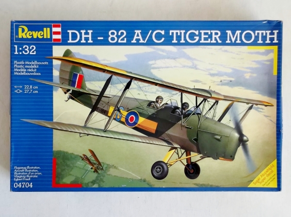 REVELL 1/32 Model DE HAVILLAND DH-82A/C TIGER MOTH