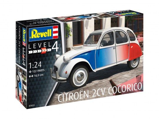 REVELL 1/24 Maket 07653 CITROEN 2CV COCORICO