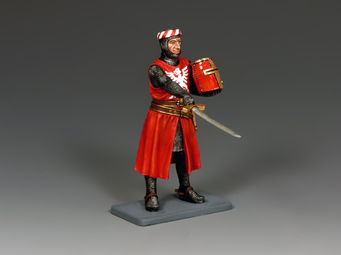 King & Country 1/30 Boyalı Kurşun Asker Sir Bedivere