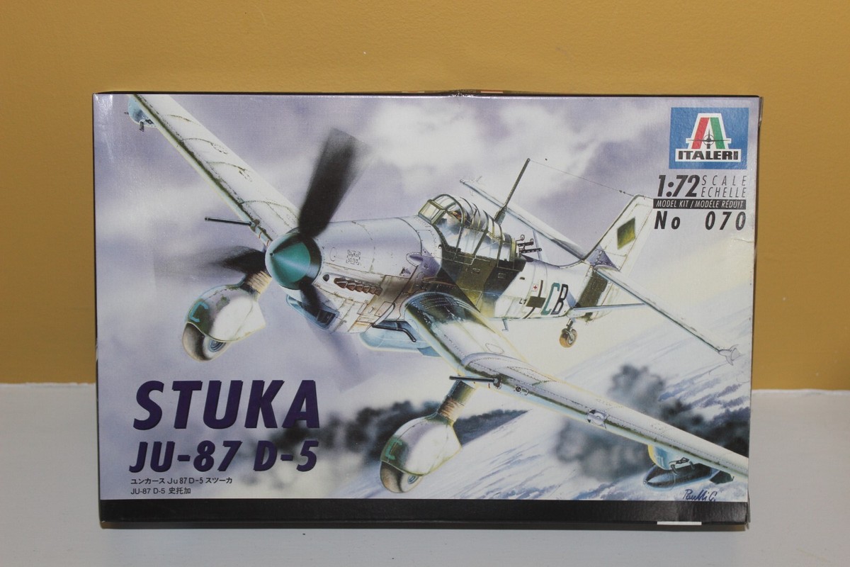italeri 1/72 ölçek Stuka Ju-87 D-5 uçak maketi