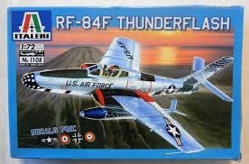 italeri 1/72 ölçek  RF-84F Thunderflash uçak maketi