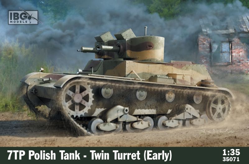 IBG 1/35 Model 7TP Polish Tank – Twin Turret (early)