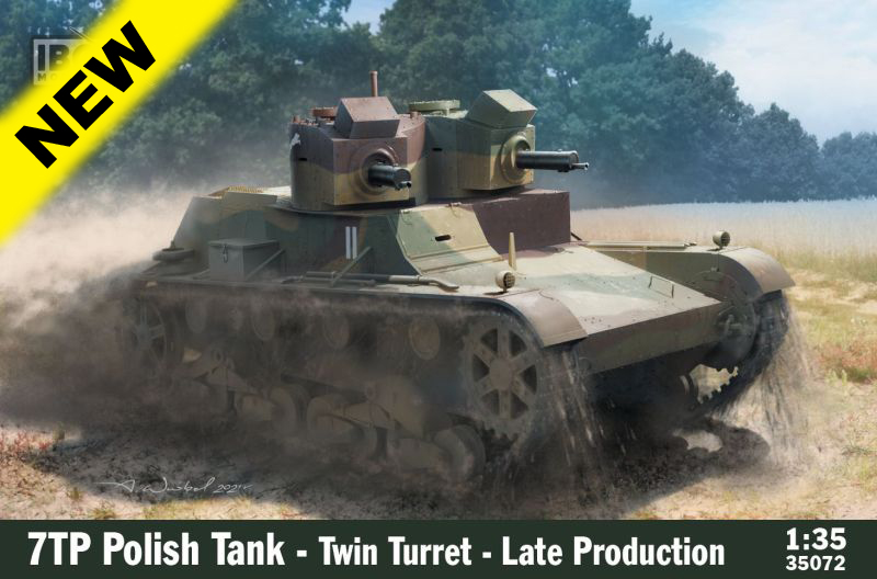 IBG 1/ 35 Model 7TP Polish Tank – Twin Turret (late)