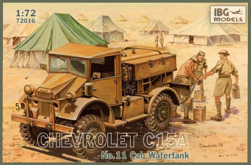 IBG 1/72 Model Chevrolet C15A No.11 Cab Watertank