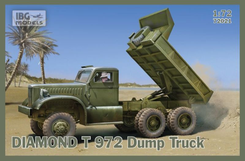 IBG 1/72 Model Diamond T 972 Dump Truck