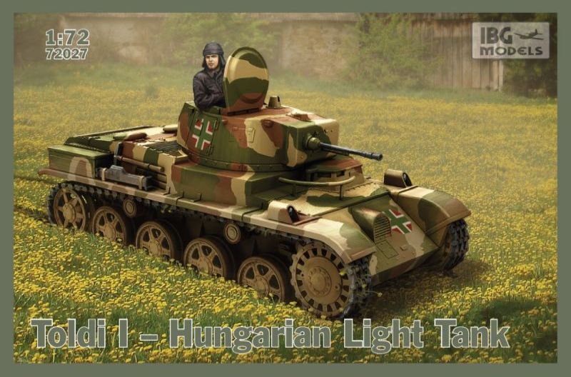 IBG 1/72 Maket Toldi I Hungarian Light Tank