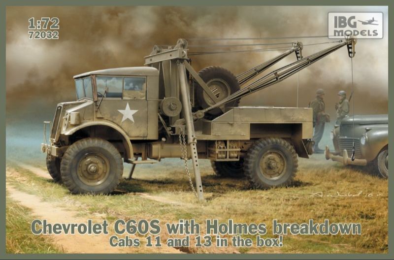 IBG 1/72 Model Chevrolet C60S with Holmes breakdown