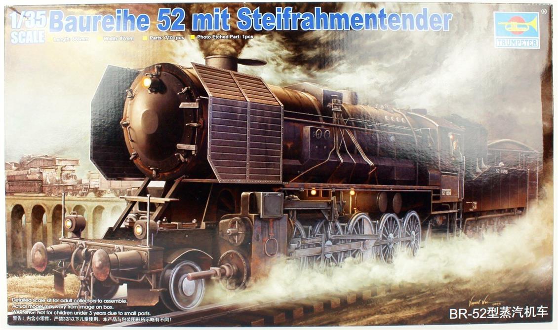 Trumpeter 1/35 scsle KRIEGSLOKOMOTIVE BR 52