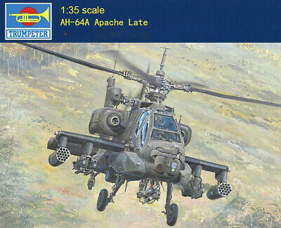 Trumpeter 1/35 scale AH-64A Apache Late helicopter