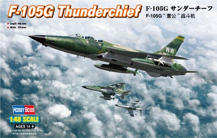 Hobbyboss 1/48 scale F-105G Thunderchief