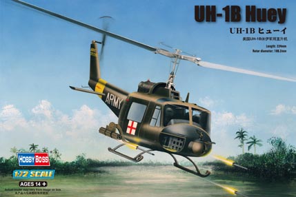 Hobbyboss 1/72 ölçek UH-1B Huey Helikopter