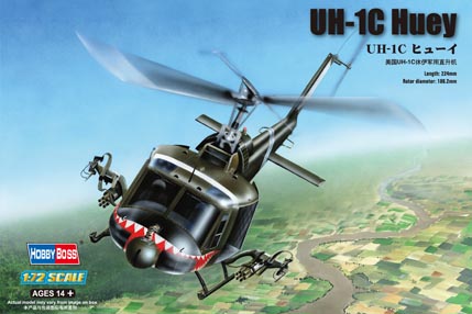 Hobbyboss 1/72 sc UH-1C Huey Helikopter