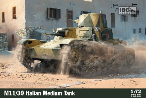 IBG 1/72 Maket M11/39 Italian Tank