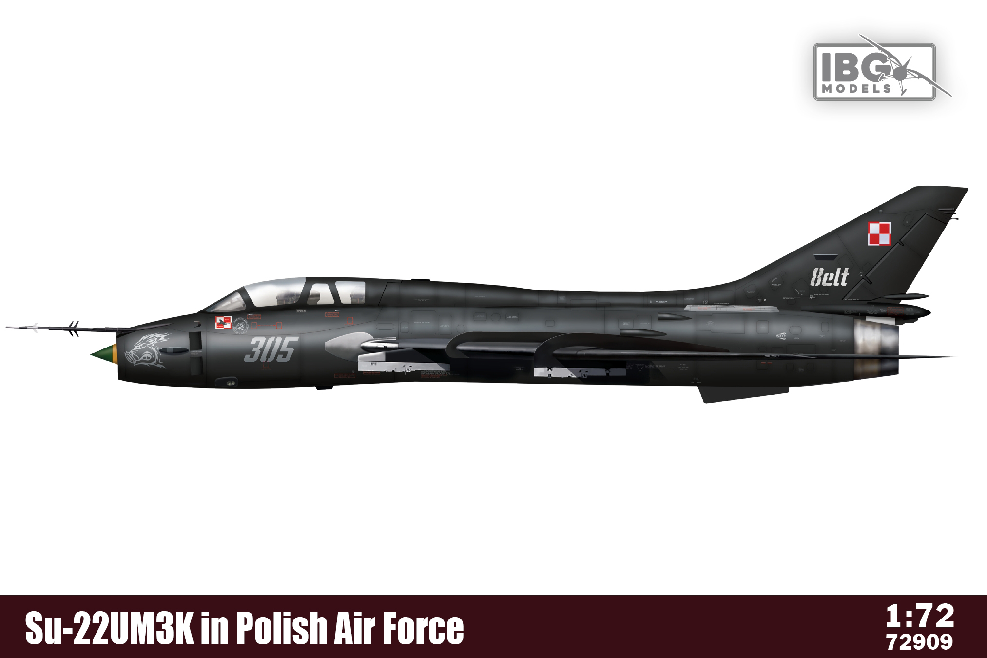 IBG 1/72 Model Sukhoi Su22M3K Fitter in Polish Air Force service