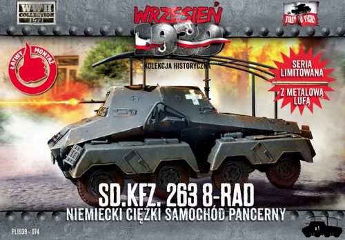 First to Fight 1/72 Model PL074 Sd.Kfz. 263 8-Rad