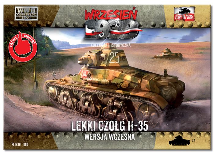 First To Fight 1/72 Model Hotchkiss H-35 early version
