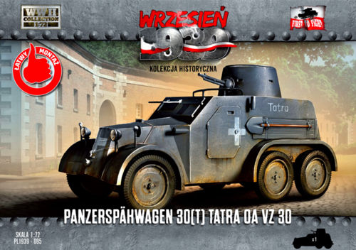 First to Fight 1/72 Model PL095 Panzerspähwagen 30t Tatra OA vz 30