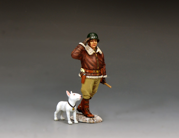 King & Country 1/30 Kurşun Asker The General (Patton) & His Dog