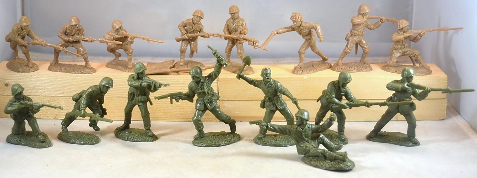 TSSD 1/32 Figür WWII US Marines and Japanese Pacific War Combo Set