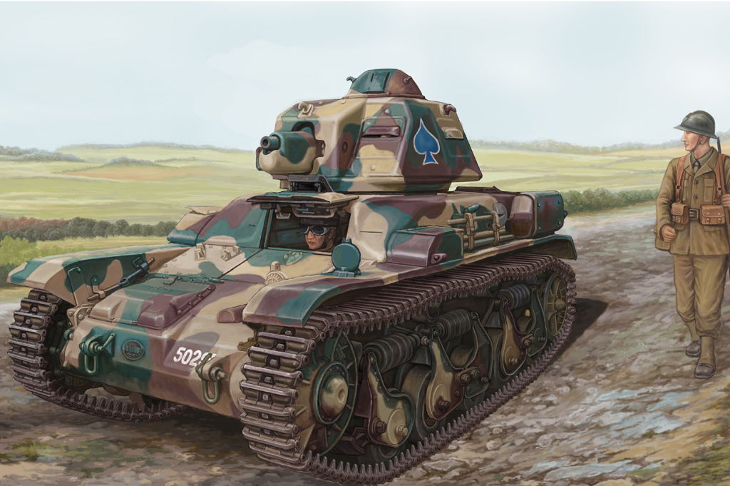 Hobby Boss 1/35 Maket French R35 Light Infantry Tank