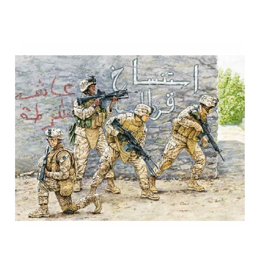 MASTER BOX 1/35 figure Iraq Events Set 1: US Marines