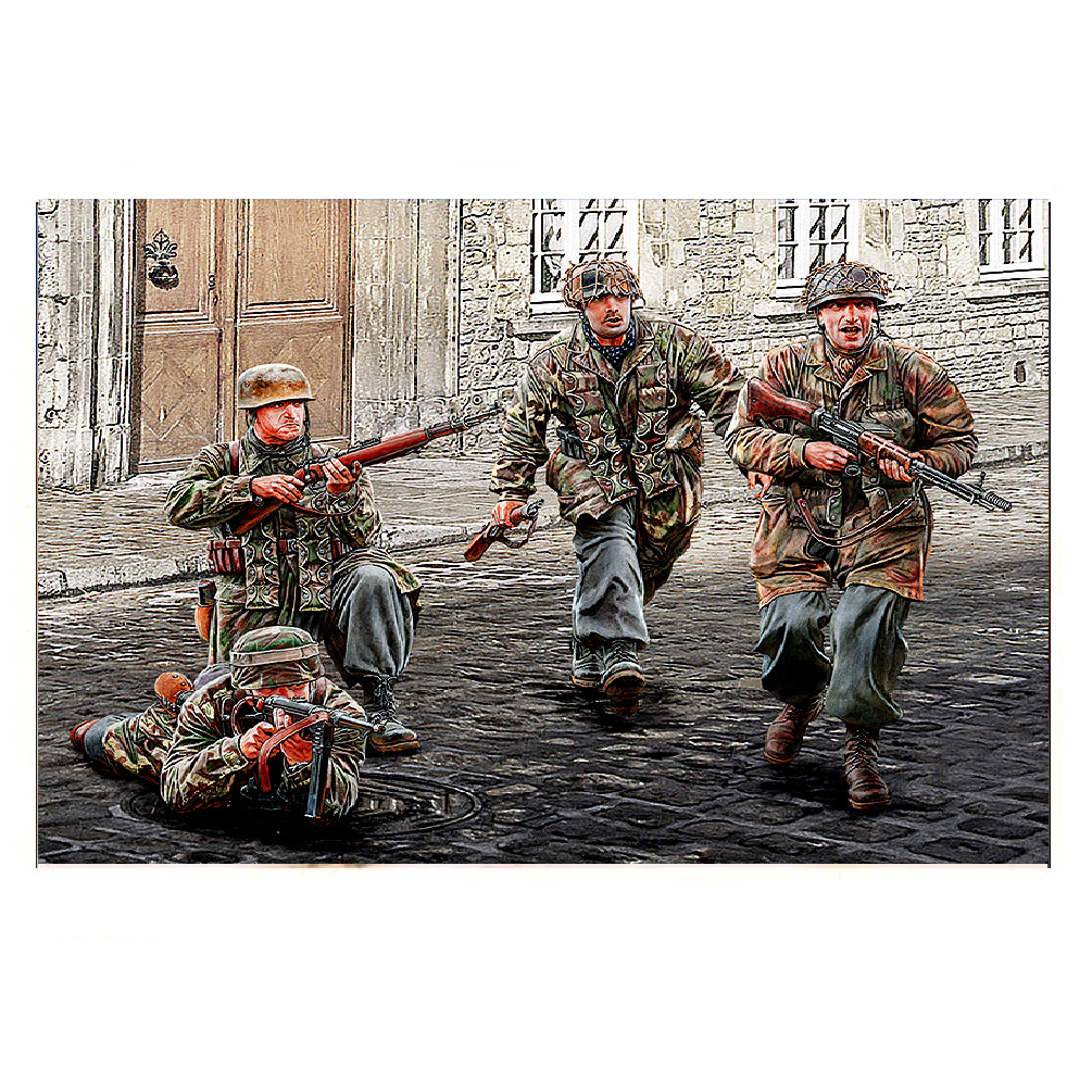 MASTER BOX 1/35 figure German Paratroopers. WW II era