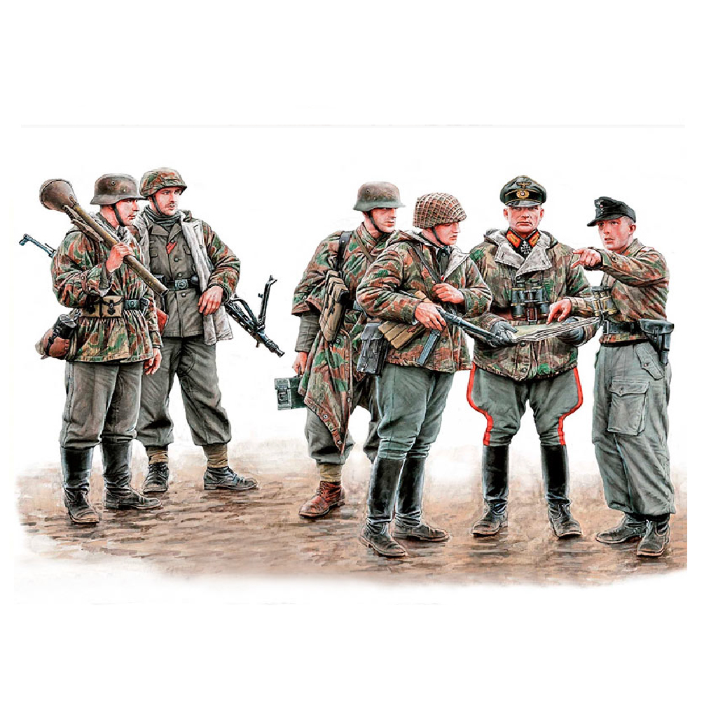 MASTER BOX 1/35 figure Let's stop them here! German Military Men