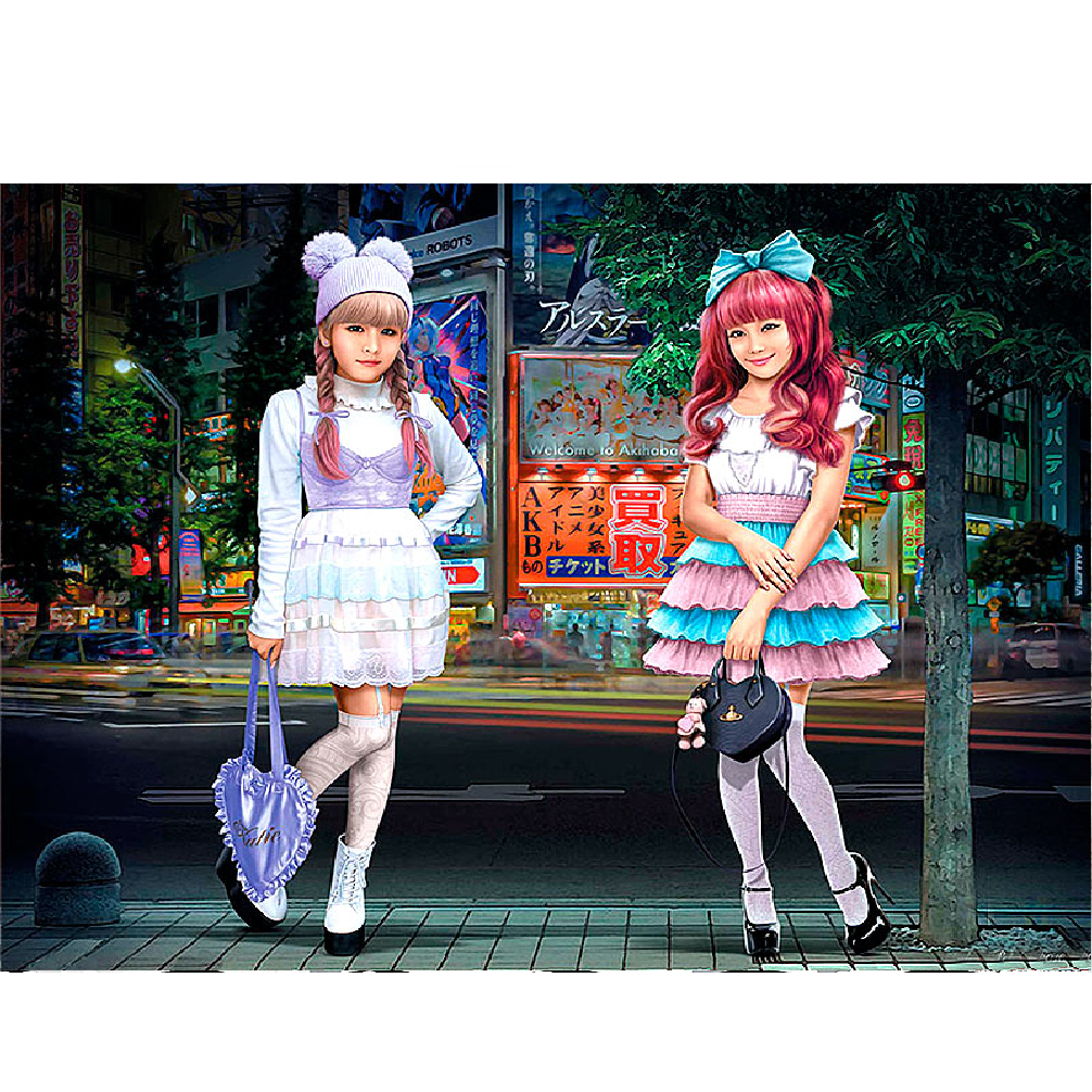 MASTER BOX figure  Kawaii fashion leaders. Minami and Mai