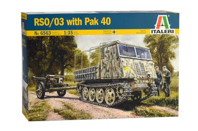 Italeri 1/35 Model RSO/03 with PAK 40