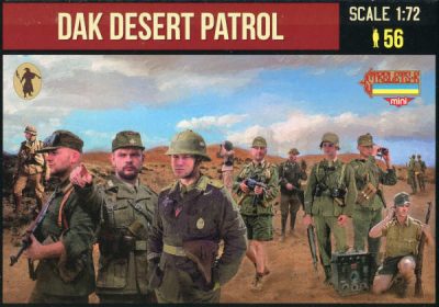 Strelets 1/72 olcek Alman Afrika Birlikleri Col Devriyesi İkinci Dunya Savasi