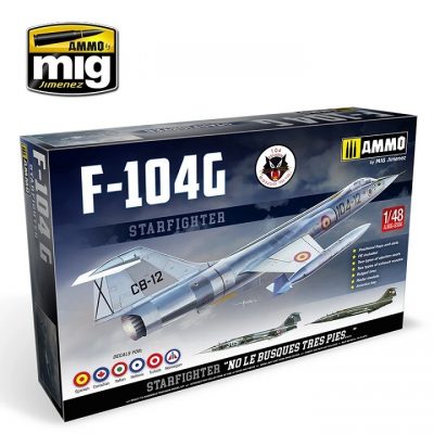 AMMO MIG 8504 1/48 F-104G STARFIGHTER (TURKEY, ITALY & CANADA) SAVAŞ UÇAĞI MAKETİ