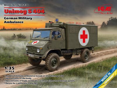 ICM 1/35 Scale Unimog S404 Krankenwagen