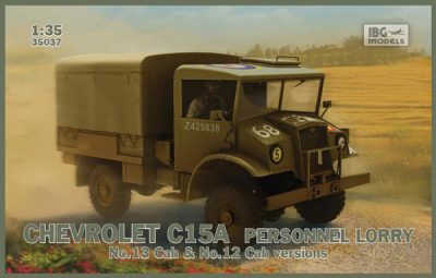 ibg 1/35 scale Chevrolet C15A  No.12/13 Cab Personnel Lorry
