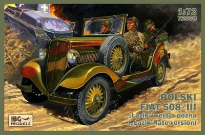 ibg 1/72 scale Polski Fiat 508/III "Łazik" wersja późna ("Łazik" late version)