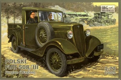 ibg 1/72 scale Polski Fiat 508/III furgon (wagon)