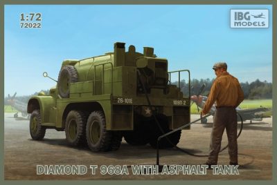 IBG 1/72 Model DIAMOND T 968A with Asphalt Tank