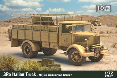 IBG 1/72 Model 3Ro Italian Truck - 90/53 Ammunition Carrier -