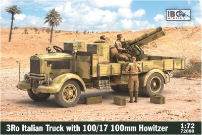 IBG 1/72 Model 3Ro Italian Truck - 90/53 Ammunition Carrier -