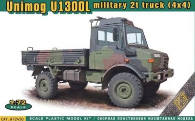 ACE 1/72 Model UNIMOG U1300L military 2t truck (4x4)