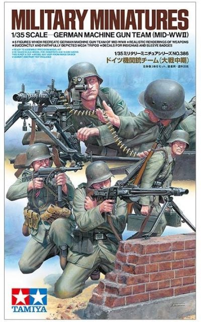 Tamiya 1/35 Maket Ger.MG Team Mid-WWII