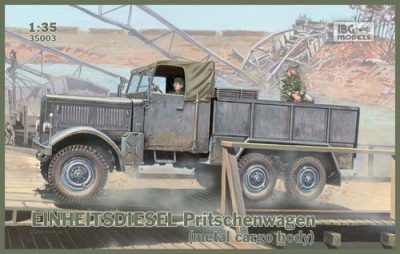 IBG 1/35 Model EINHEITS  DIESEL Pritschenwagen (metal cargo body)